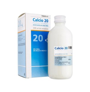 Calcio 20 Emulsión Oral 300 ml