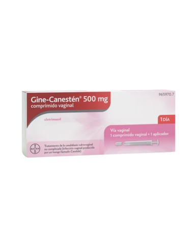 Gine-Canestén 500 mg, 1 Comprimido...