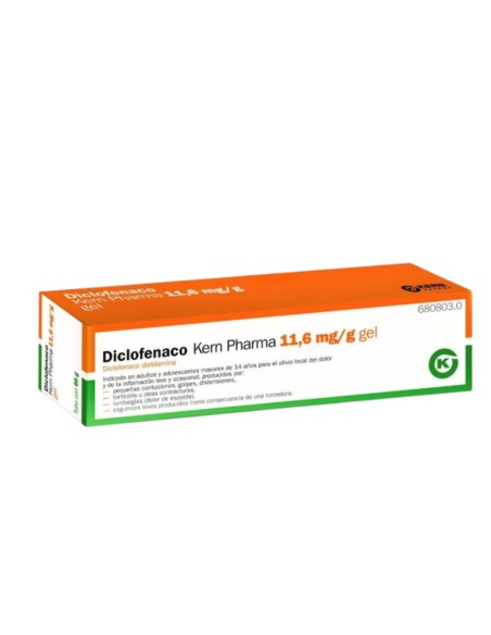 Diclofenaco Kern Pharma 11,6 MG/G Gel Topico 60 g