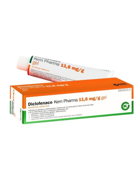 Diclofenaco Kern Pharma 11,6 MG/G Gel Topico 60 g