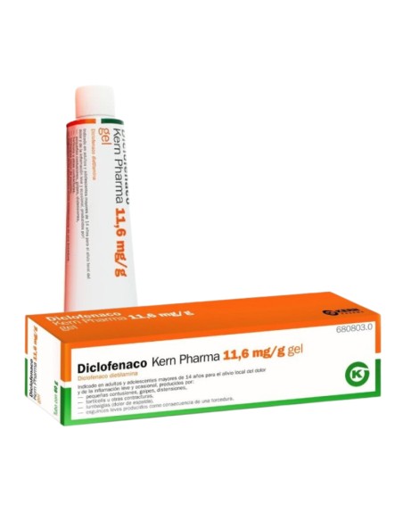 Diclofenaco Kern Pharma 11,6 MG/G Gel Topico 60 g
