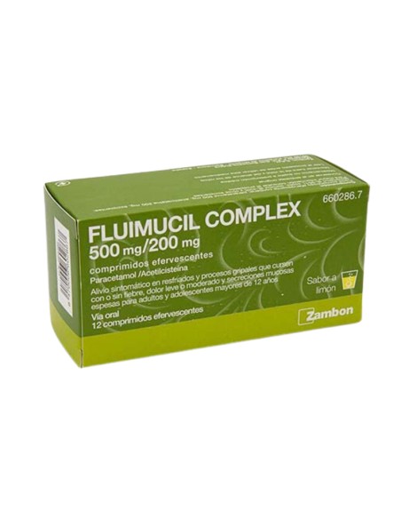 Fluimucil Complex 500/200  12 comprimidos efervescentes