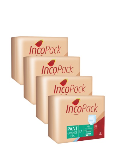 Incopack Pant Día Talla Grande 80 Absorbentes