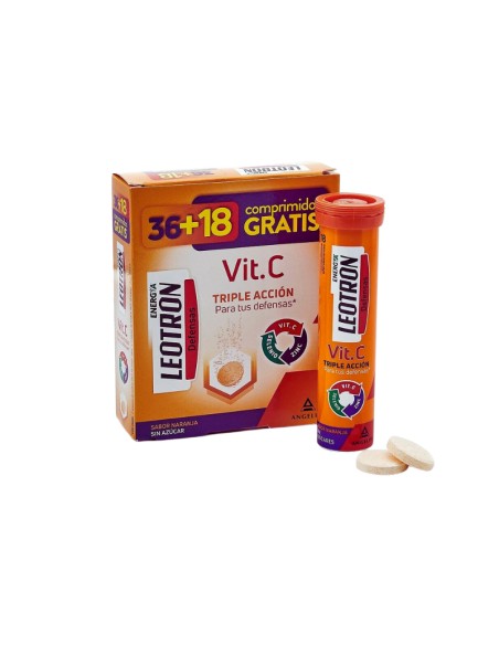 Leotron Vit.C Naranja 36 + 18 comprimidos