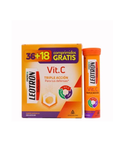 Leotron Vit.C Naranja 36 + 18 comprimidos