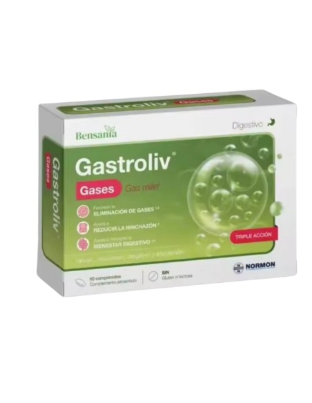 Bensania Gastroliv Gases 60 comprimidos