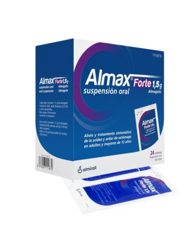 Almax Forte 1,5 g Suspensión Oral 24...