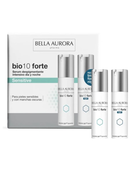 Bella Aurora Pack Bio10 Forte Sensitive 30ml + Bio10 Forte Night 30ml