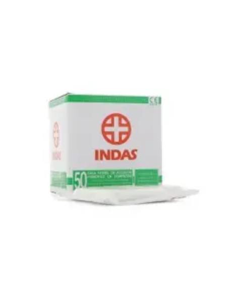 Compresa De Gasa Estéril Indas 50 Unidades