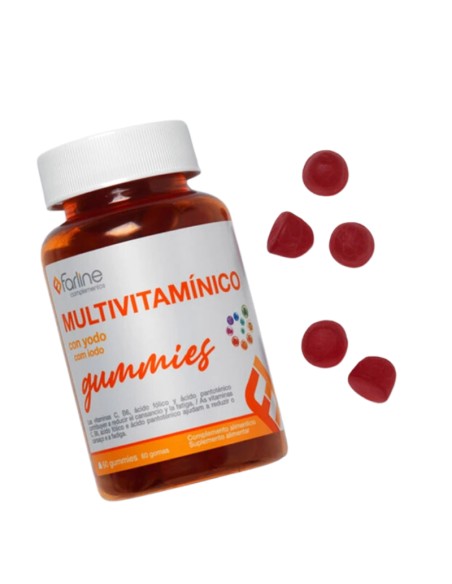 Farline Multivitamínico con yodo 60 Gummies