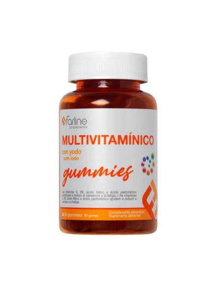 Farline Multivitamínico con yodo 60 Gummies