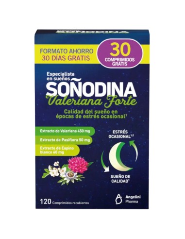 Soñodina Valeriana Forte 120+30 comprimidos