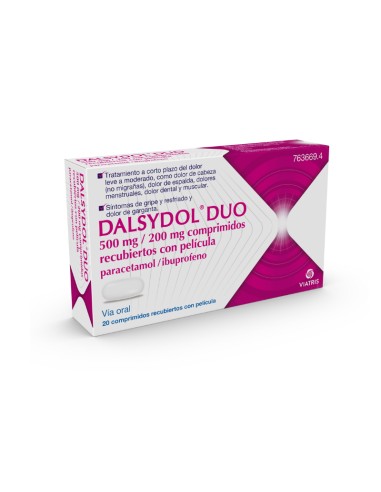 Dalsydol Duo 500 mg/200 mg 20... Dalsydol Duo 500 mg/200 mg 20...