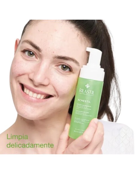 Rilastil Acnestil Limpiador Facial Mousse 165ml