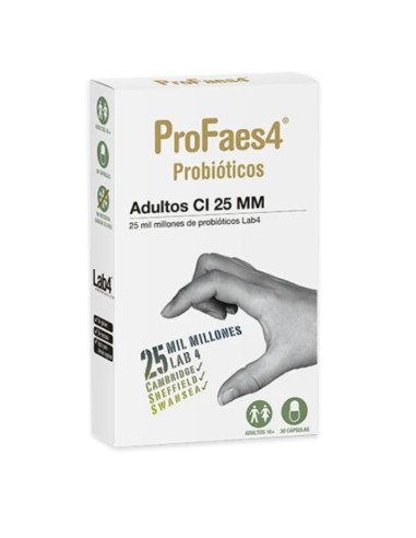 Profaes4 adultos CI 25mm 30 cápsulas Profaes4 adultos CI 25mm 30 cápsulas