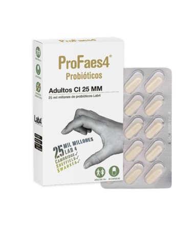 Profaes4 adultos CI 25mm 30 cápsulas Profaes4 adultos CI 25mm 30 cápsulas
