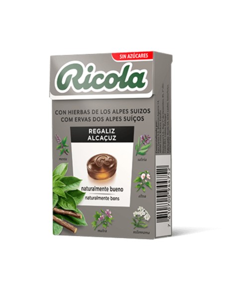 Ricola Caja Caramelos Regaliz 50 g