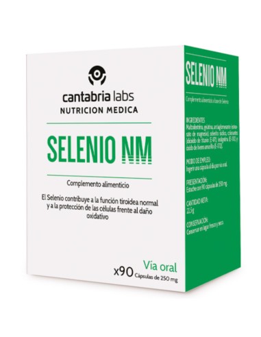 Selenio NM 90 cápsulas Cantabria labs Selenio NM 90 cápsulas Cantabria labs