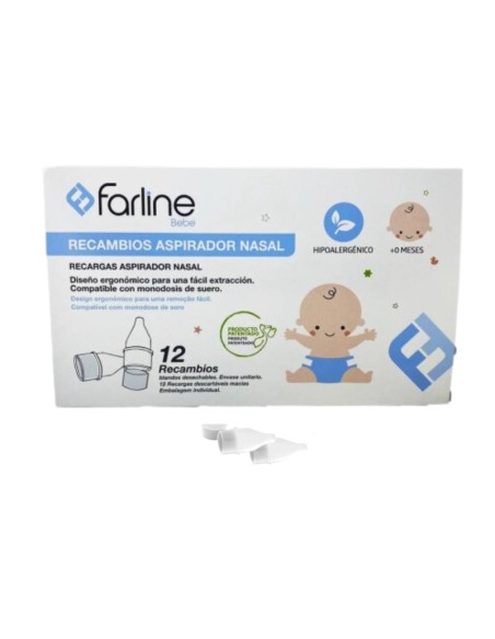 Farline Recambios Aspirador Nasal 12 unidades