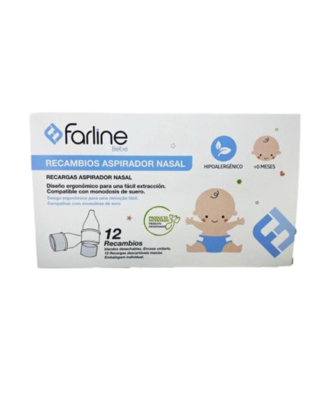 Farline Recambios Aspirador Nasal 12 unidades