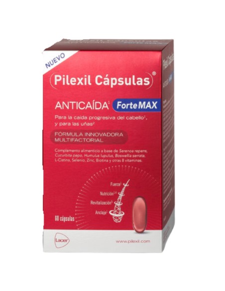 Pilexil Anticaída Forte MAX Duplo 2x60 cápsulas