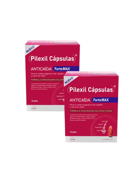 Pilexil Anticaída Forte MAX Duplo 2x60 cápsulas