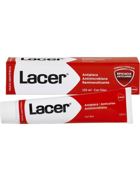 Lacer pasta dental con flúor 125ml