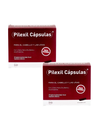 Pilexil Duplo Cápsulas Cabello y Uñas...
