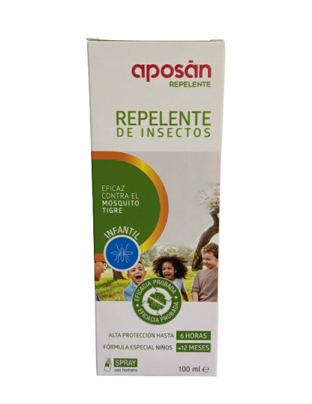 Aposán Repelente Insectos Infantil 100 ml.