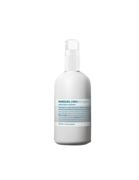 Minoxidil Cinfa 50 mg/ml Solución Cutánea 240 ml (2 frascos de 120 ml)