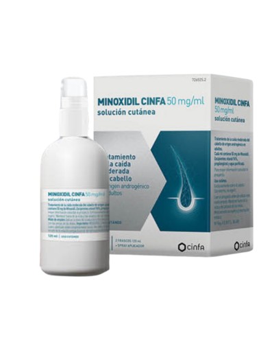 Minoxidil Cinfa 50 mg/ml Solución...