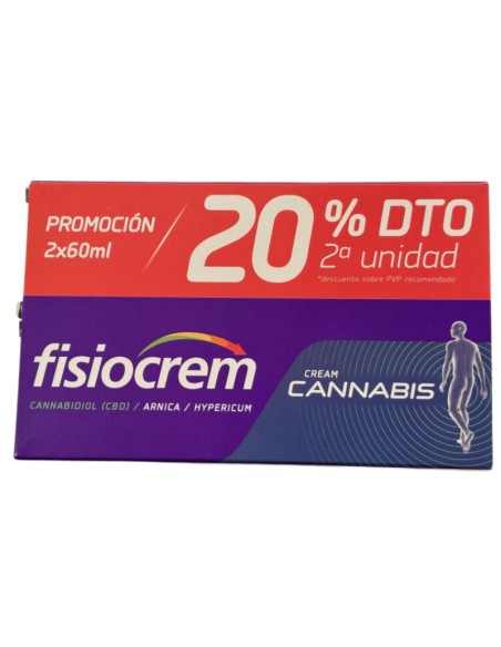 Fisiocrem Duplo Crema Cannabis 2x60 ml