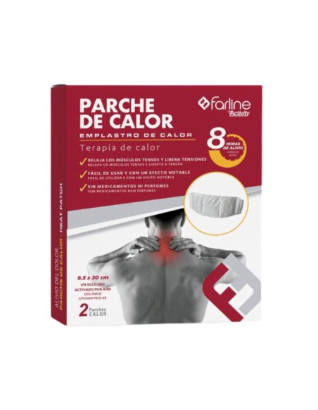 Farline Parche Calor para Cervicales 2 unidades