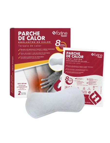 Farline Parches Calor para Lumbares 2 unidades