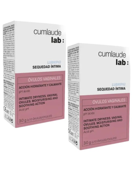 Cumlaude Lab Lubripiù Óvulos Vaginales Duplo 2 x 10 óvulos