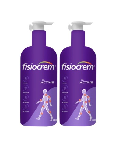 Fisiocrem Duplo Gel Active XXL 2x600 ml