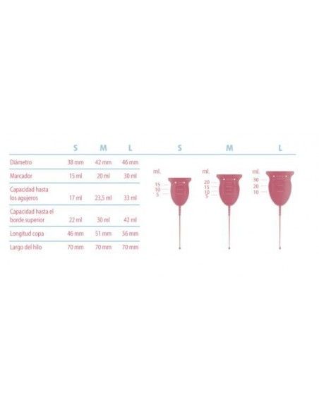 Enna Cycle Copa Menstrual Con Aplicador Talla S