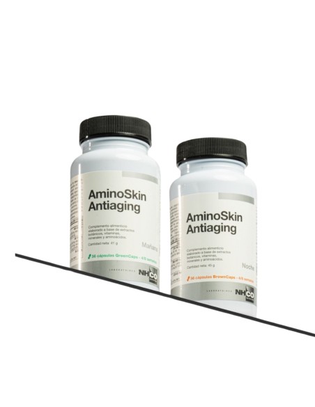 AminoSkin Antiaging 56 Cápsulas Mañana + 56 Cápsulas Noche
