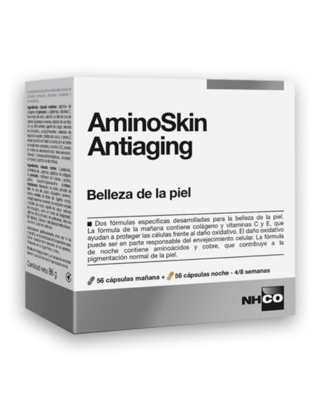AminoSkin Antiaging 56 Cápsulas Mañana + 56 Cápsulas Noche