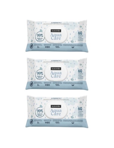 Suavinex Toallitas Aqua Care 180 uds