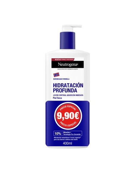 Neutrogena Hidratación Profunda Loción de Absorción Inmediata 400 ml