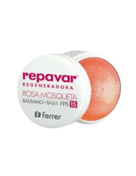Repavar Duplo Bálsamo Labial con Rosa Mosqueta SPF15 2x10 ml
