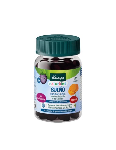 Kneipp Gummies Niños Sueño 30 caramelos de goma