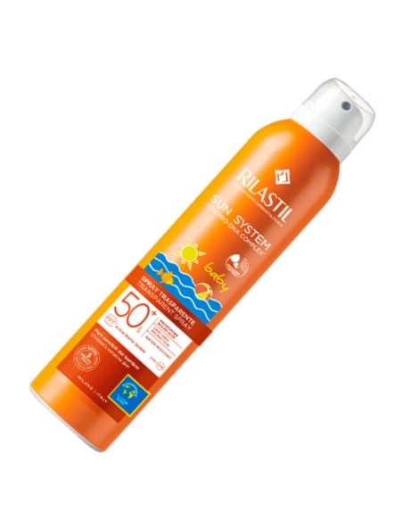 Rilastil Sun System Baby Duplo Spray Transparente SPF50+ 2x200 ml