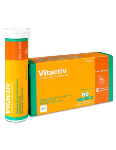Vitactiv Vit. C 30 comprimidos efervescentes