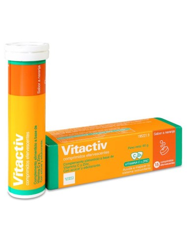 Vitactiv 15 comprimidos efervescentes