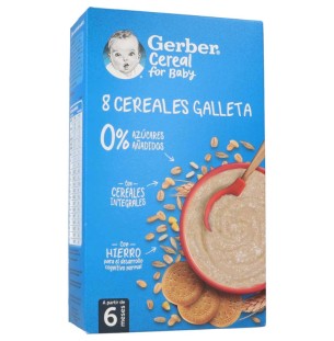 Gerber 8 Cereales Galleta...