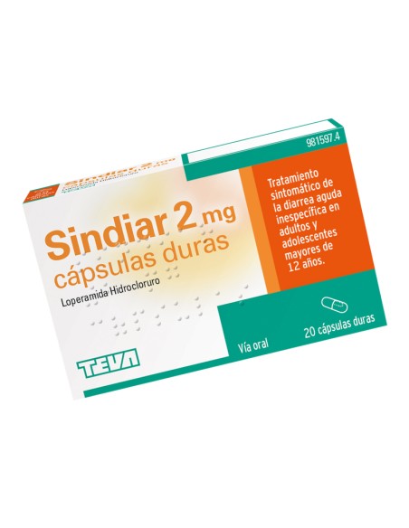 Sindiar 2 mg 20 Cápsulas duras
