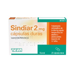 Sindiar 2 mg 20 Cápsulas duras