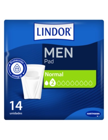 Lindor Men Pad Normal 2 gotas 14...